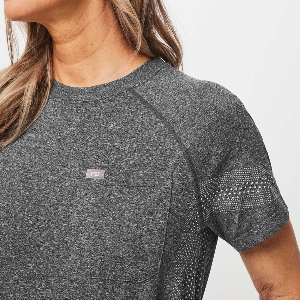 FIGS Salta Short Sleeve Underscrub BLACK
